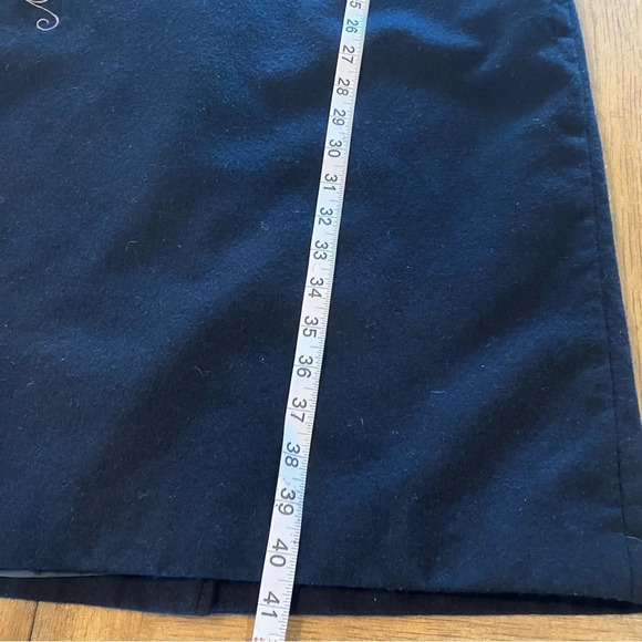 Harve Benard Embroidered Black Wool Shift Dress sz 10 Academia Preppy Vintage - Picture 13 of 13